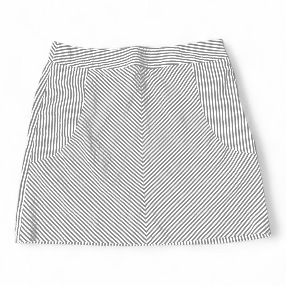 Sandro Seersucker Skirt